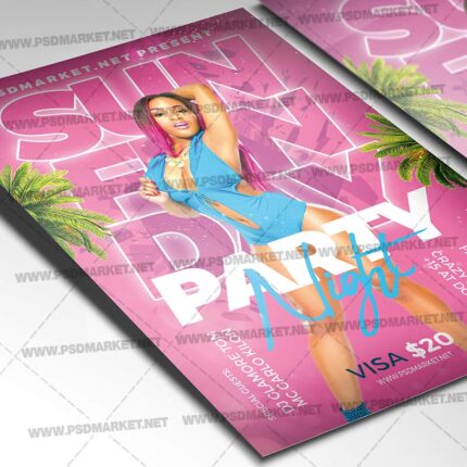 Download Sunday Funday Party Flyer - PSD Template-2
