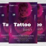 Download Tattoo Bash PSD Flyer Template Now
