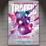 Download Traffic Light Event Flyer - PSD Template