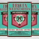 Download Trivia Wednesdays PSD Flyer Template Now