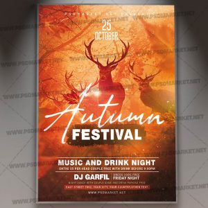 Download Autumn Fest Flyer - PSD Template