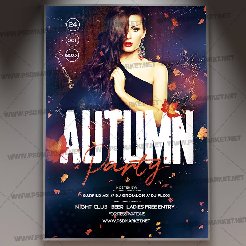 autumn_party_flyer_psd_psdmarket_1.jpg Download Autumn Party Flyer - PSD Template