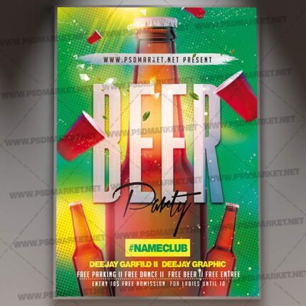 Download Beer Bash Flyer - PSD Template