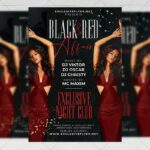 Download Black and Red Affair PSD Flyer Template Now
