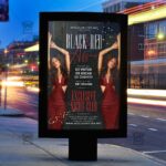 Download Black and Red Affair PSD Flyer Template Now
