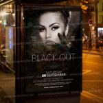 Download Black Out Flyer - PSD Template-3