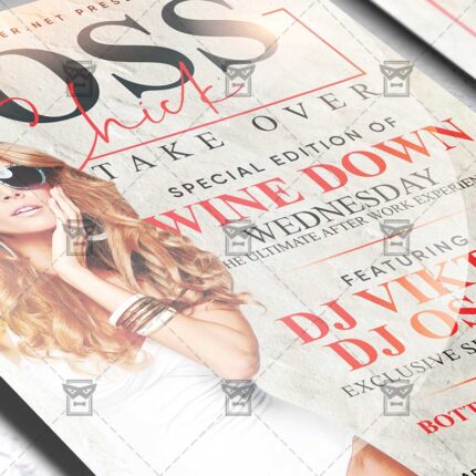 Download Boss Chick Take Over PSD Flyer Template Now