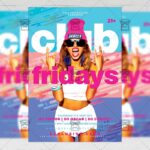 Download Club Fridays PSD Flyer Template Now