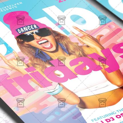 Download Club Fridays PSD Flyer Template Now