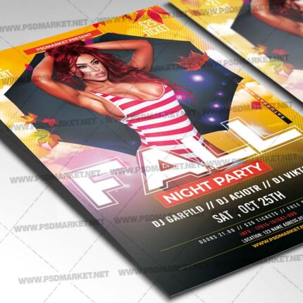 Download Fall Night Party Flyer - PSD Template-2