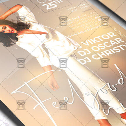 Download Feelgood Night PSD Flyer Template Now