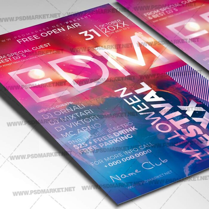 Download Night Out Party Flyer - PSD Template | PSDmarket