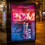 Download Halloween EDM Fest Flyer - PSD Template-3