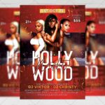 Download Hollywood Nights PSD Flyer Template Now