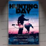 Download Hunting Day Flyer - PSD Template