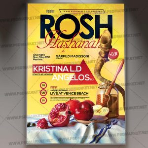 Download Rosh Hashanah Flyer - PSD Template
