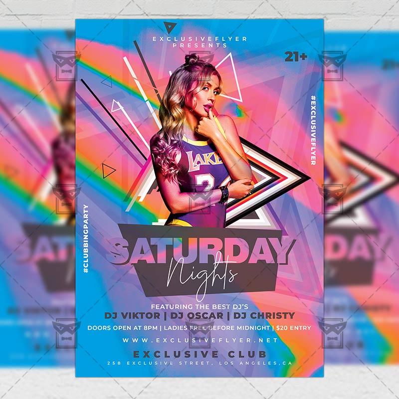 saturday_nights-premium-flyer-template-1.jpg Download Saturday Nights PSD Flyer Template Now