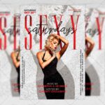 Download Sexy Saturdays PSD Flyer Template Now