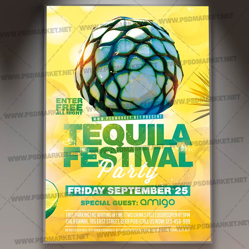 tequila_festival_flyer_psd_psdmarket_1.jpg Download Tequila Festival Flyer - PSD Template