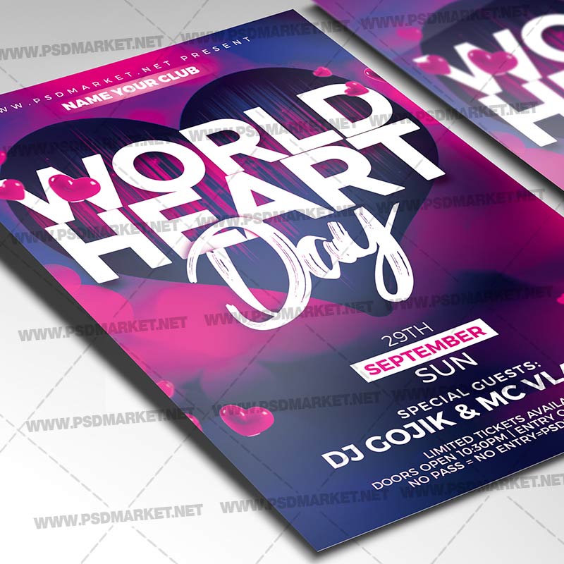 world_heart_day_flyer_psd_psdmarket_2.jpg Download World Heart Day Flyer - PSD Template-2