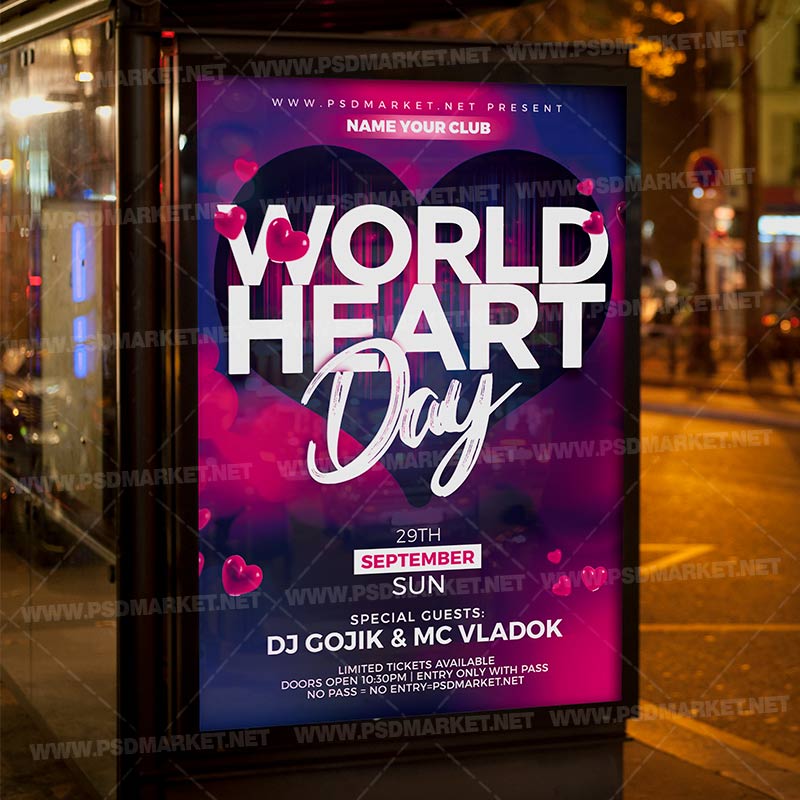 world_heart_day_flyer_psd_psdmarket_3.jpg Download World Heart Day Flyer - PSD Template-3