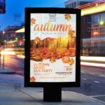 Autumn Music Night Flyer - Seasonal A5 Template