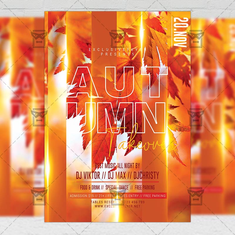 autumn_takeover-premium-flyer-template-1.jpg Autumn Takeover Flyer - Seasonal PSD Template