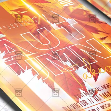 Autumn Takeover Flyer - Seasonal PSD Template