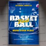 Download Basketball Final Flyer - PSD Template