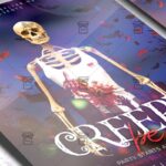 Download Be Creepy PSD Flyer Template Now