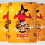 Download Beautiful Nightmare PSD Flyer Template Now