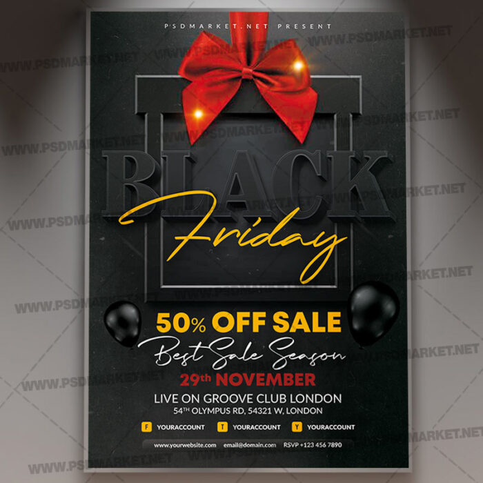 Download Black Friday Event Flyer - PSD Template