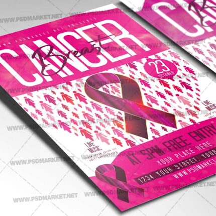 Download Breast Cancer Day Flyer - PSD Template-2