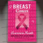 Download Breast Cancer Month Flyer - PSD Template
