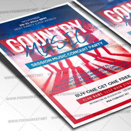Download Country Music Flyer - PSD Template-2