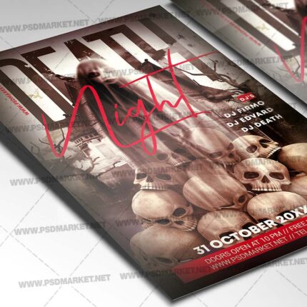 Download Death Night Event Flyer - PSD Template-2