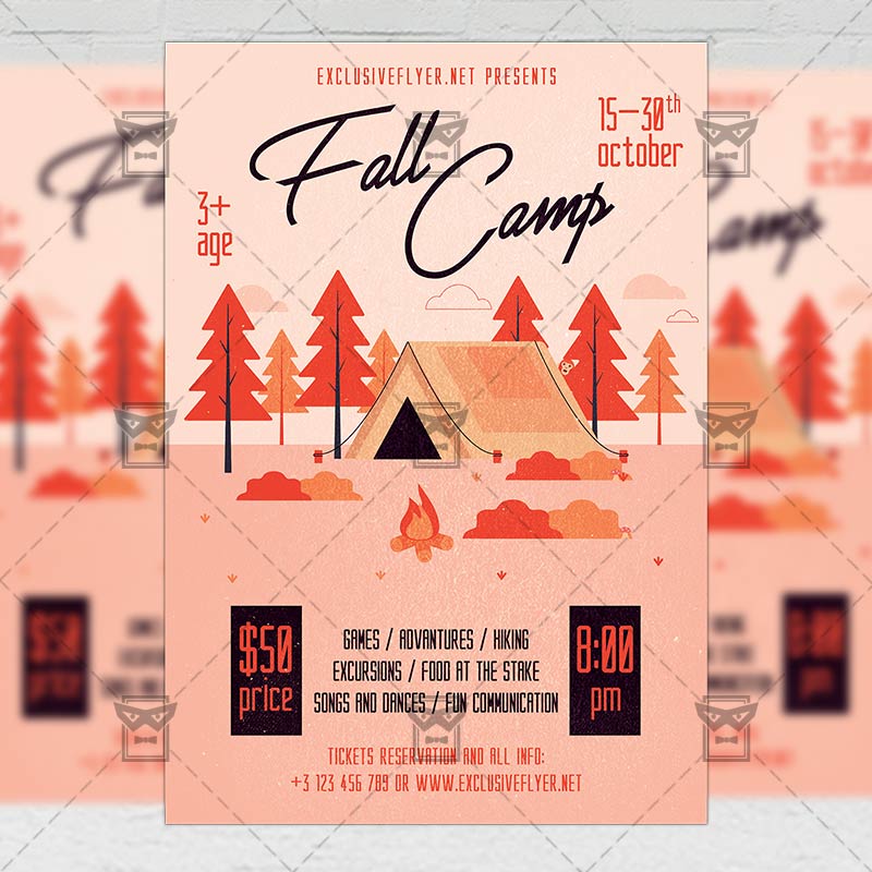 fall_camp-premium-flyer-template-1.jpg Download Fall Camp PSD Flyer Template Now