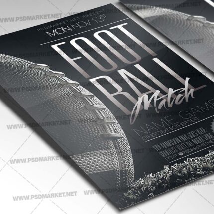 Download Football Match Flyer - PSD Template-2