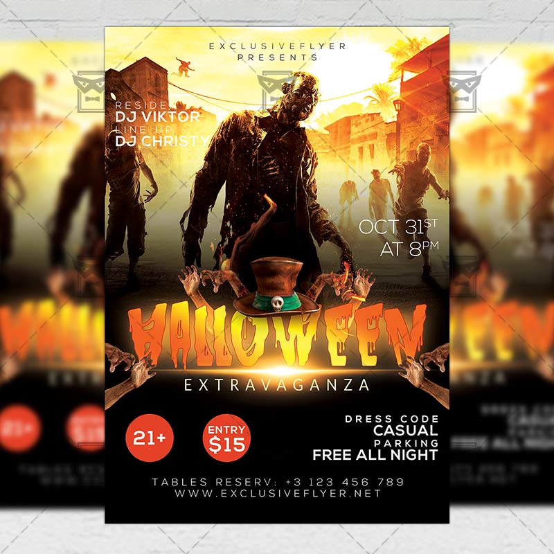 halloween_extravaganza-premium-flyer-template-1.jpg Halloween Extravaganza Flyer - Seasonal A5 Template