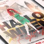 Download Halloween Fright Night PSD Flyer Template Now