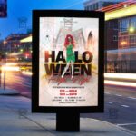 Download Halloween Fright Night PSD Flyer Template Now