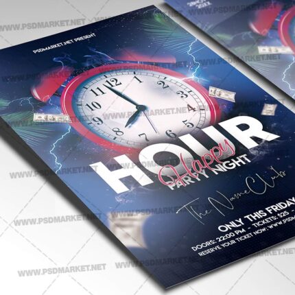 Download Happy Hour Party Night Flyer - PSD Template-2