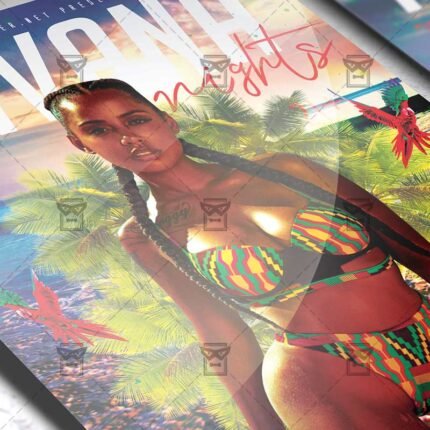 Download Havana Nights PSD Flyer Template Now