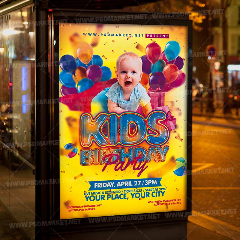 kids_birthday_event_flyer_psd_psdmarket_3.jpg Download Kids Birthday Event Flyer - PSD Template-3