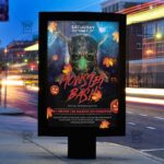 Download Monster Bash PSD Flyer Template Now