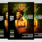 Download Reggae on the Roof Flyer - Club A5 PSD Template