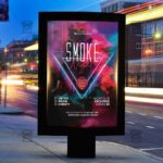 Smoke Night Flyer - Club PSD Template