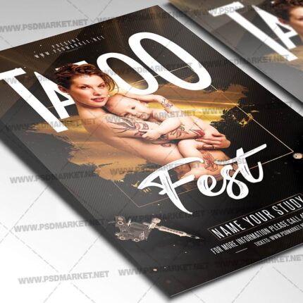 Download Tattoo Fest Flyer - PSD Template-2