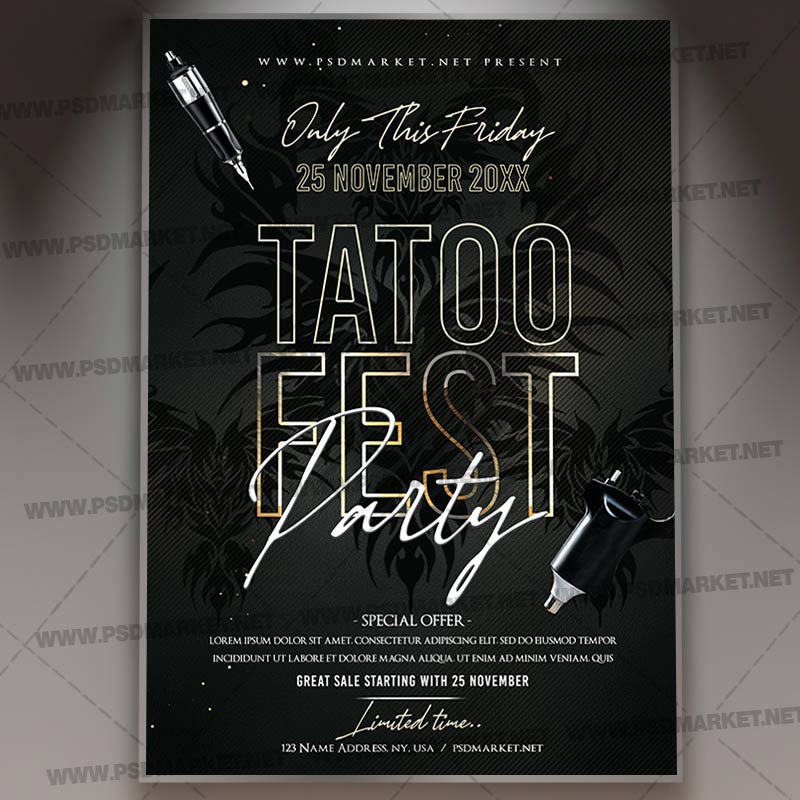 tattoo_fest_party_flyer_psd_psdmarket_1.jpg Download Tattoo Fest Party Flyer - PSD Template