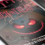Trick or Treat Flyer - Seasonal A5 Template